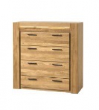 Szynaka - velvet natura - komoda wysoka z 4 szufladami typ 75