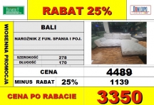 WERSAL - NAROŻNIK BALI FUNKCJA SPANIA I POJEMNIK