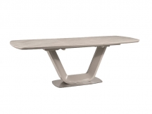 STÓŁ ARMANI CERAMIC SZARY EFEKT MARMURU / SZARY MAT 160(220)X90