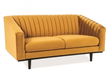SOFA ASPREY 2 VELVET CURRY BLUVEL 68 / WENGE