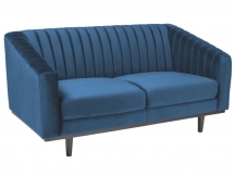 SOFA ASPREY 2 VELVET GRANATOWY BLUVEL 86 / WENGE