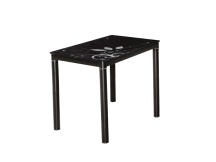 STÓŁ DAMAR CZARNY/CZARNY STELAŻ 100X60