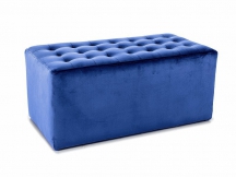 PUF LORI 2 VELVET GRANATOWY BLUVEL 86