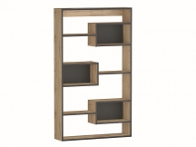 REGAŁ MATRIX DĄB WOTAN / ANTRACYT 170X100