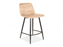 HOKER MILA H-2 VELVET CZARNY STELAŻ/BEŻ BLUVEL 28