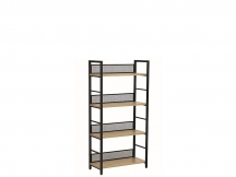 REGAŁ RAW R4 DĄB/CZARNY