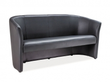 SOFA TM-3 CZARNA EK-14 / WENGE