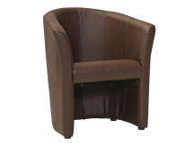 FOTEL TM-1 CIEMNY BRĄZ EK-18 / WENGE