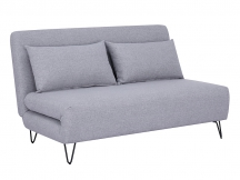 SOFA ZENIA SZARY TAP. 137/CZARNY